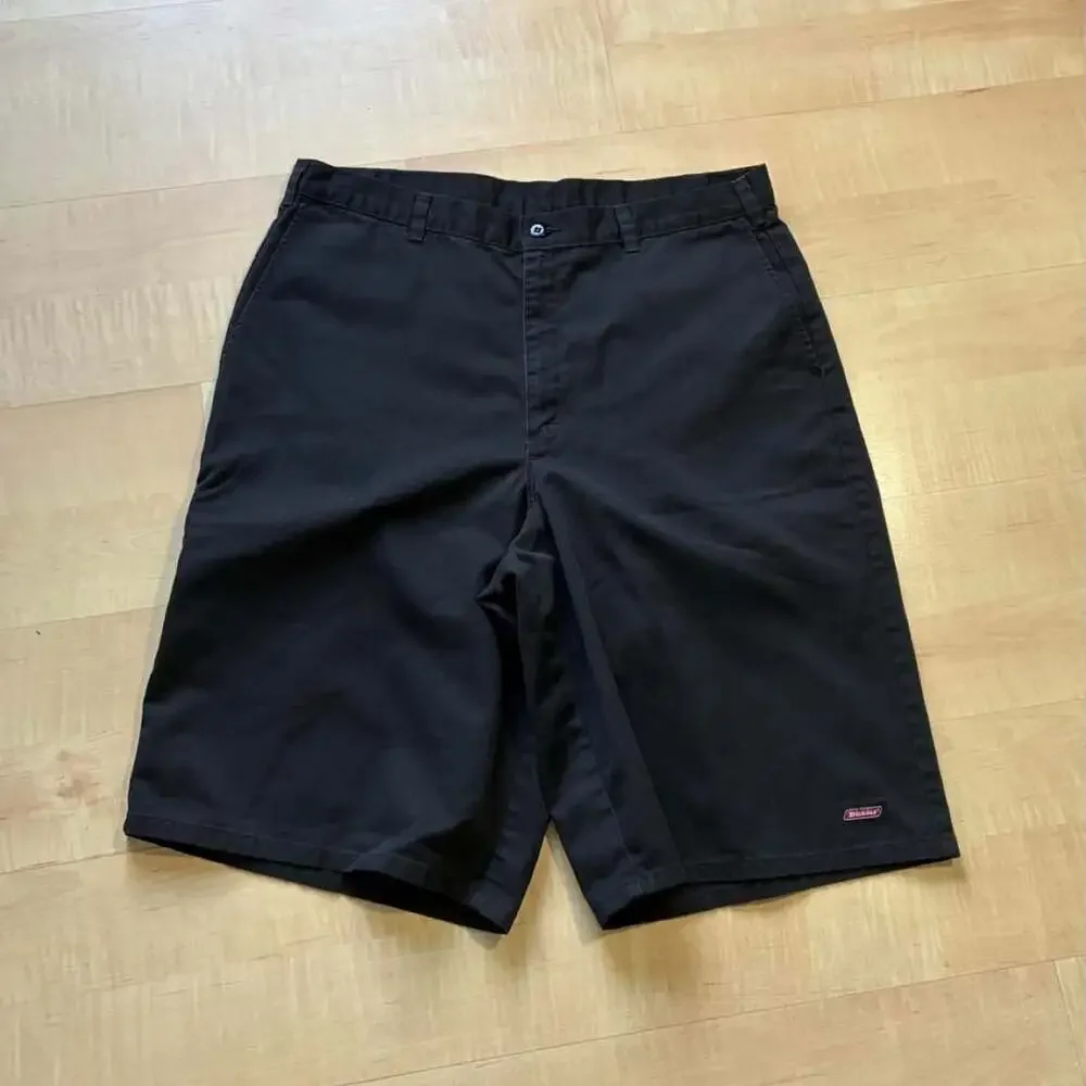 Genuine Dickies Work Shorts Size 34 Black Loose Fit Skate Streetwear